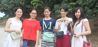 摘荔枝联谊活动